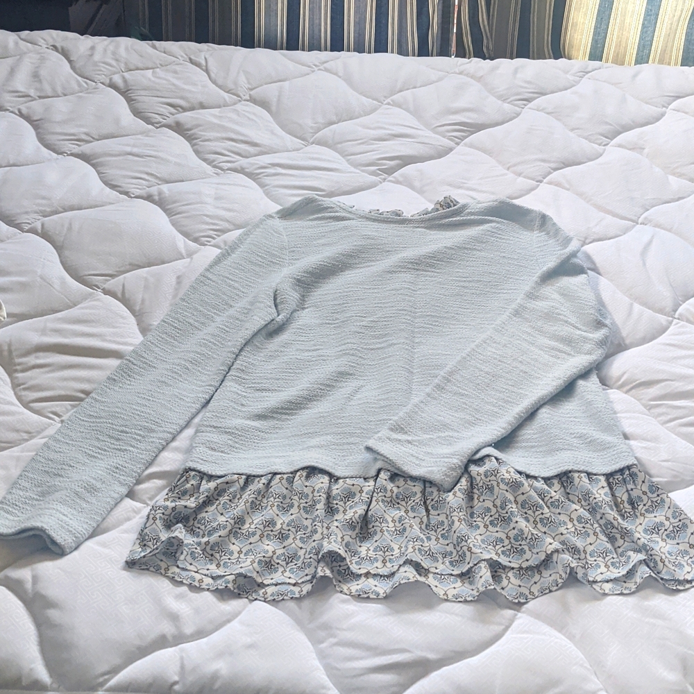 Loft tunic sweater, size medium, lifht blue